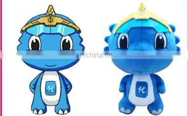 cheap custom logo printed mascot, custom plush toys