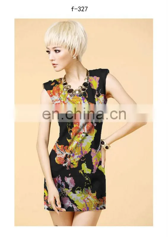 New arrival fashion multi-colors 2016 digital printing silk printed fabric
