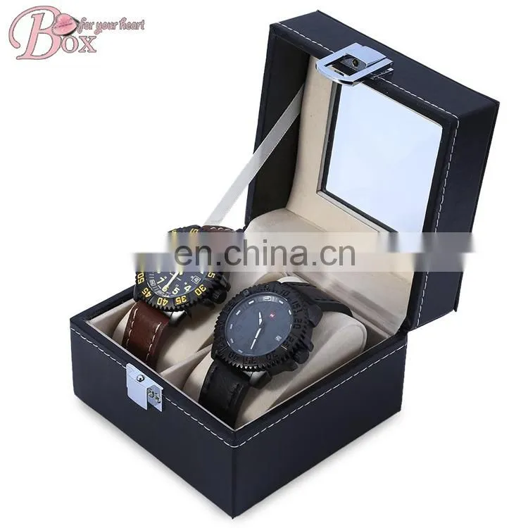 2017 Custom Watch Box Paper Rectangle Foam Inside Packaging Box