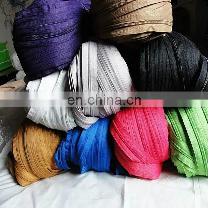 Manufacturer auto lock giant industrial zipper for sofa