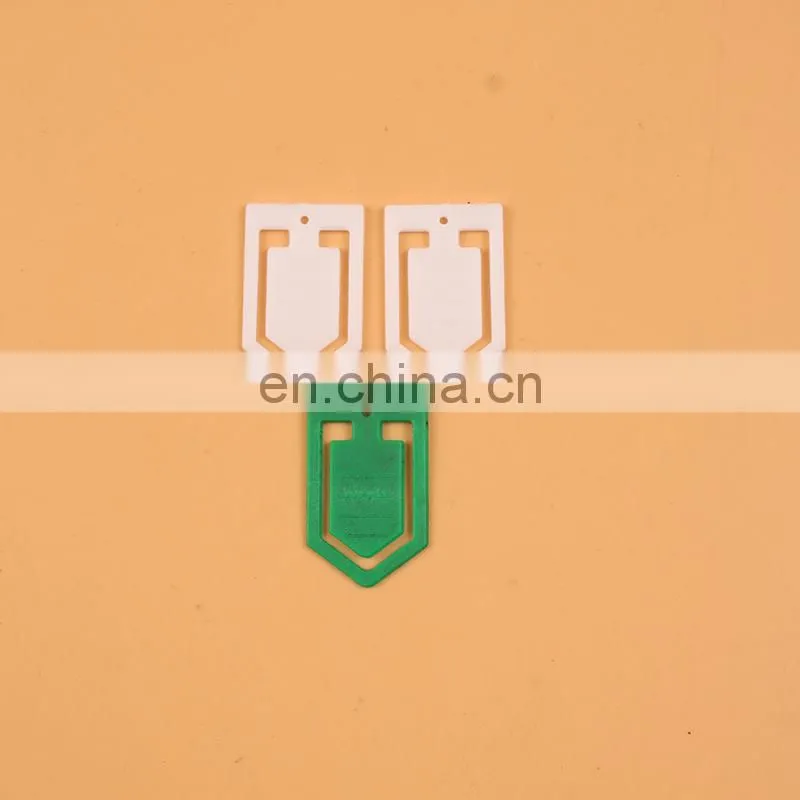 Bookmark plastic bookmark heart shape plastic bookmark