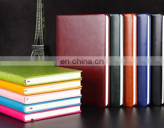 A5 PU Leather Notebook Office Folio Organizer Business Looseleaf Notebook