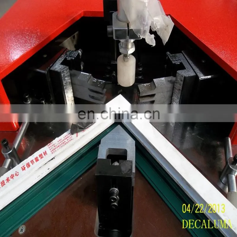 Aluminum Window Door Processing Machine Single Head Corner Crimping Equipment
