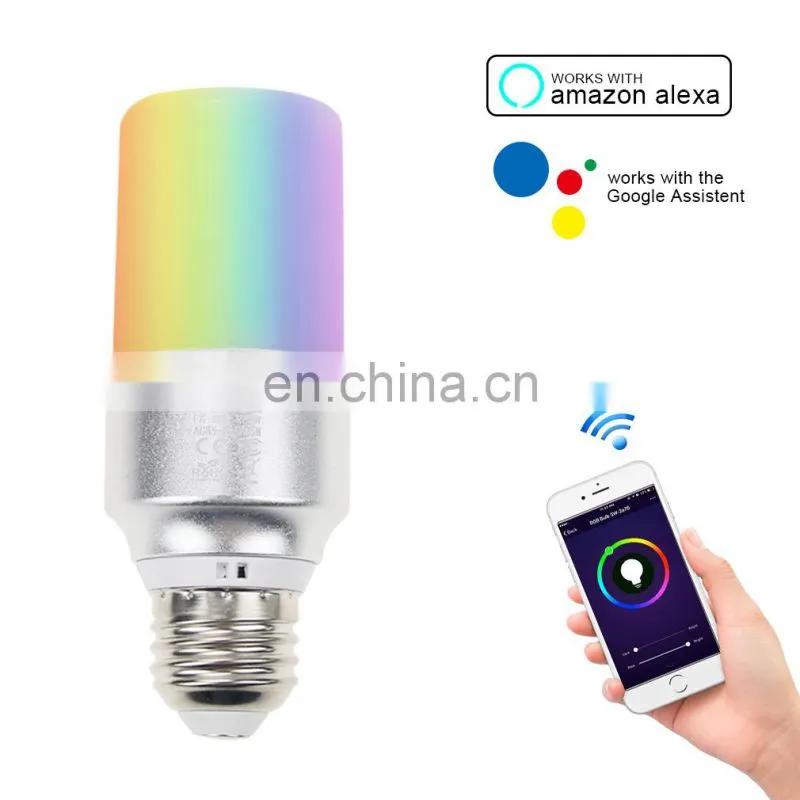 Group WiFi LED Bulb smart led wifi bulb Google Alexa controlled LED smart wifi light switch bulb