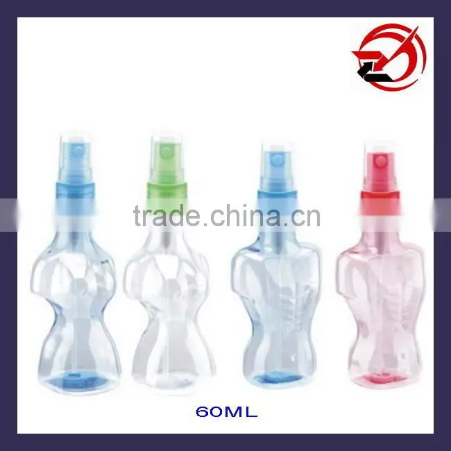 Plastic mist spray bottle