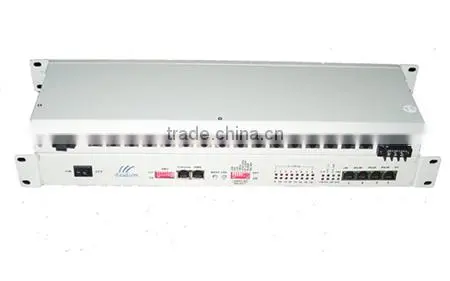 China Power AC220V 20KM 16 E1 Fiber Optic Multiplexer