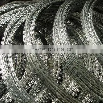 HOT SALE !! BTO-22 hot dipped galvanized razor barbed wire