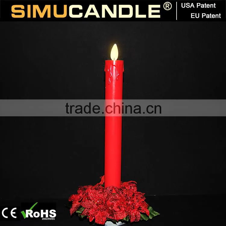 LED Candle With Real Flame, With USA Invention Patent & EU Patent