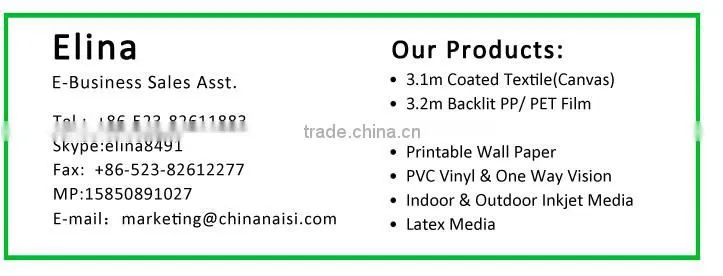 180mic inkjet pp synthetic paper roll for scroller