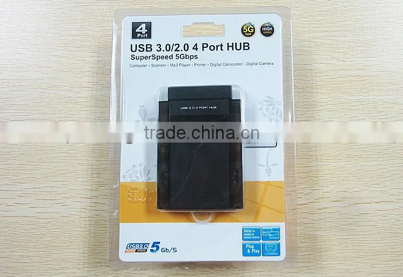 Super Speed 5Gbps usb 3.0 4 port hub