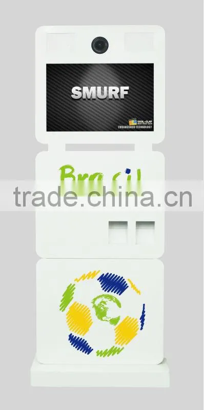 New Products Photo Vending Machine For 2014 World Cup Souvenir