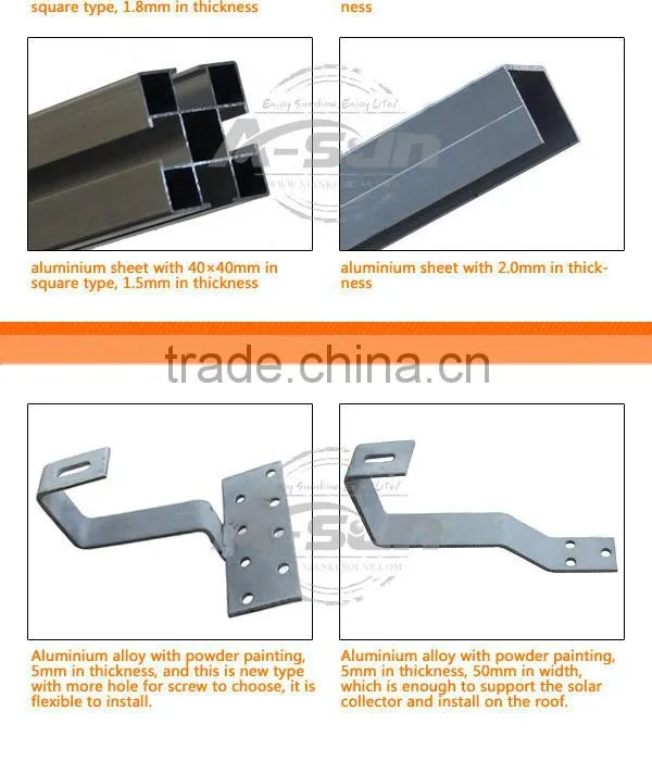 TOP 10 solar collector company in Haining produce vaccum tube Heat pipe solar collector