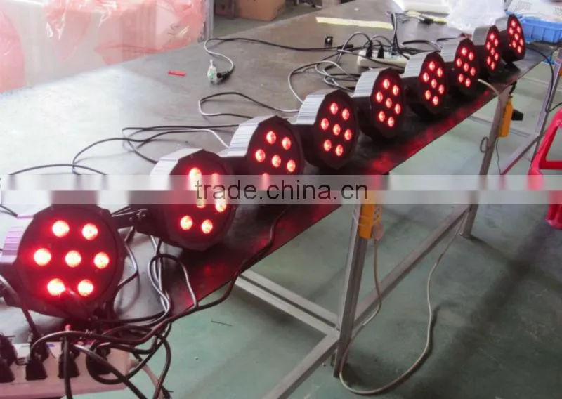 7pcs 10W RGBW 4 in 1 Led Par Light Led Par64 DJ Lighting