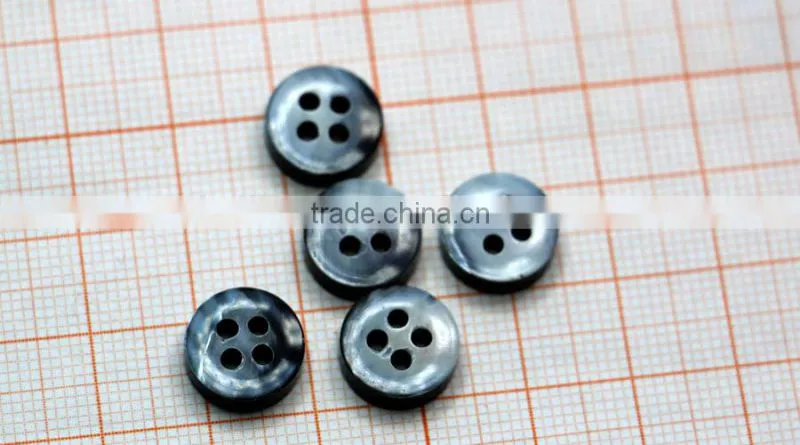black mother pearlsea shell button