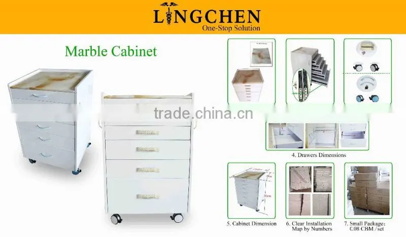 Guangzhou Manufacturer Mobile Dental Cabinet, Movable File Cabinet