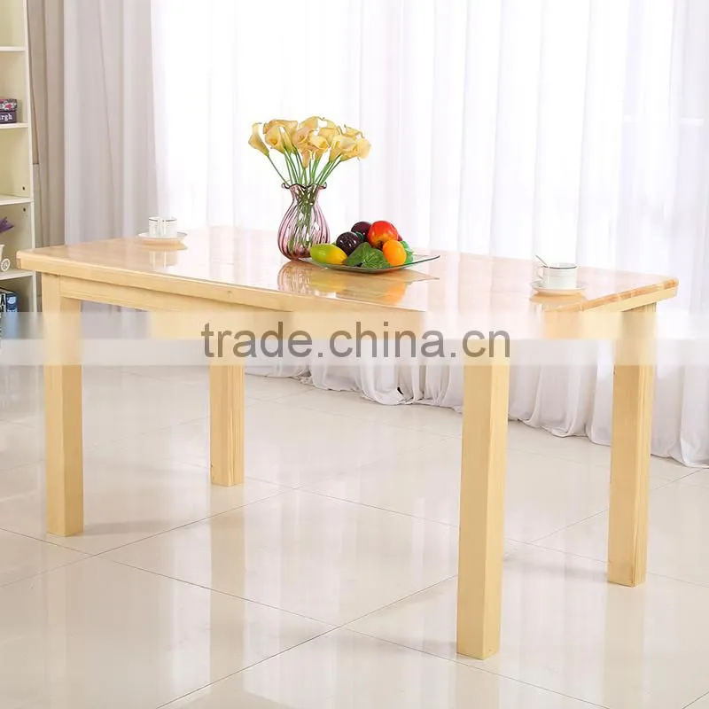 Customize 100% Solid Wood Restaurant Furniture, Pine Wood Table and Chair Wholesale