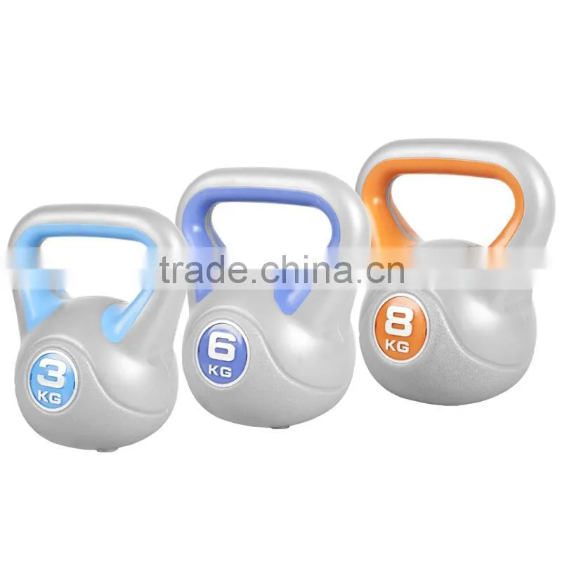 vinyl kettlebell plastic kettlebell cement kettlebell