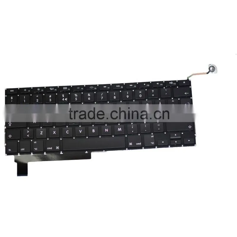Factory Norwegian Laptop keyboard Replacement For Macbook Pro A1286 2008-2012