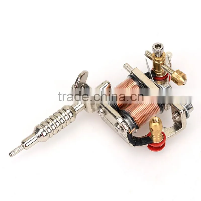 Trendy Golden/Silver Mini Toy Tattoo Machine prices Pendant with long Chain
