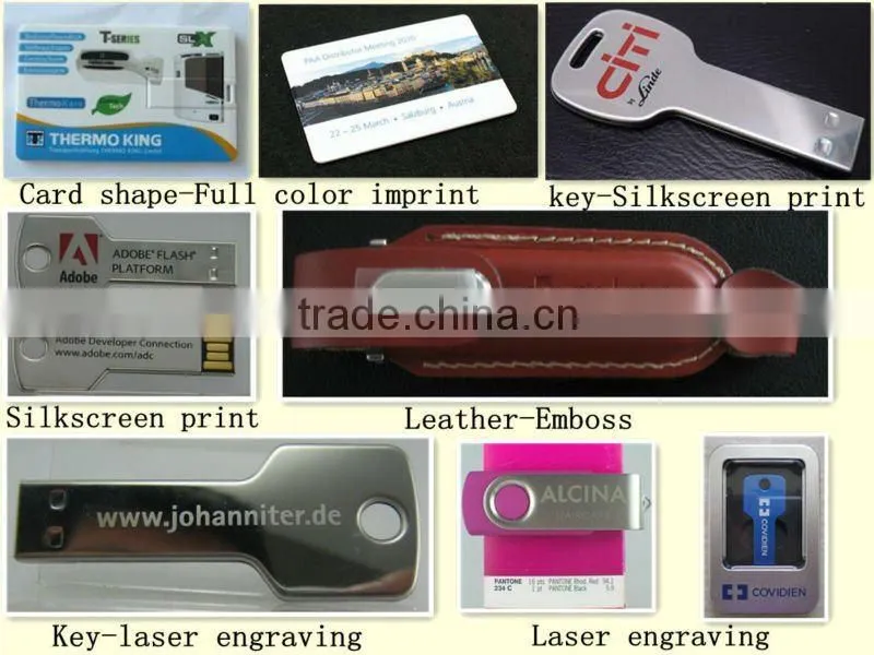 hot selling free logo service flash disk