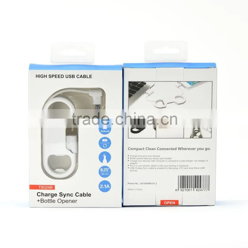 Bottle Opener With Data Cable Two In One China Consumer Electronics Manufacturer