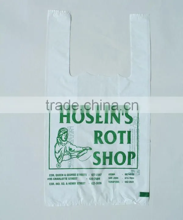 Transparent Cheap Vest Bag HDPE India Market