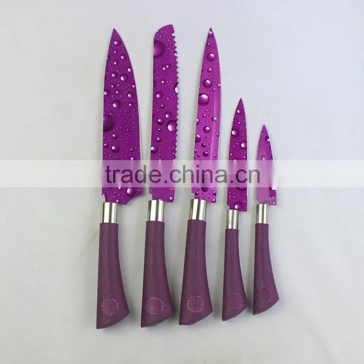 Non-stick printing knife set