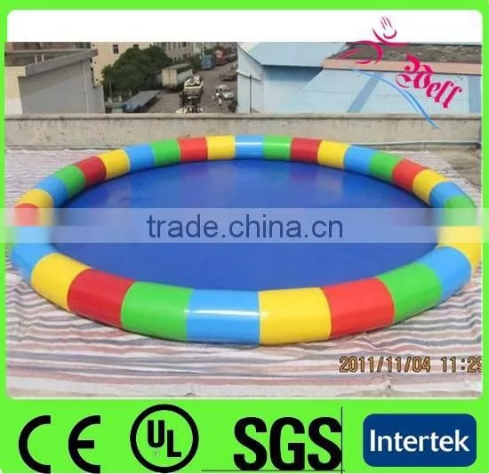 UV protection giant inflatable pool with roof