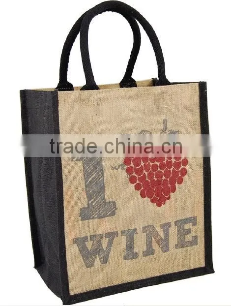 2016 burlap shopping bag