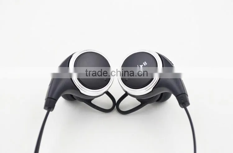 Portable leather wireless noise cancelling headphones