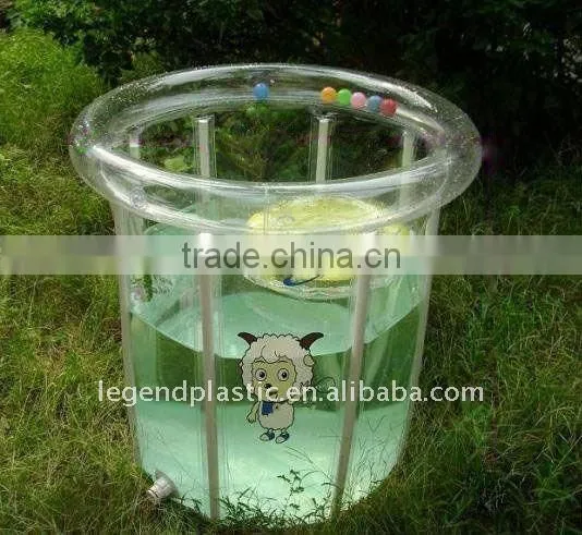 inflatable transparent swimming pool