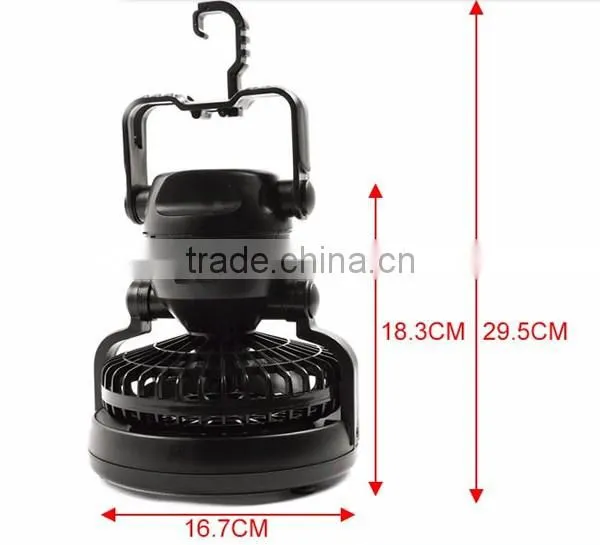 (110136) Amazon Portable ABS Material Camping lantern with fan