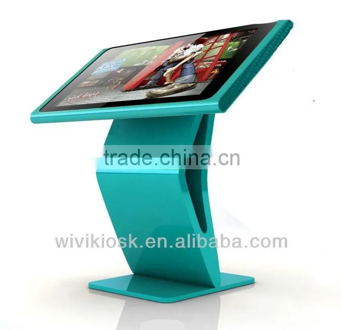55" with touch screen lcd advertising player with touch screen floor standing