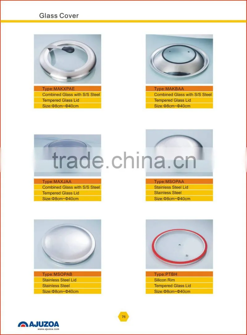 Cookware Glass Cover/Lid,PTBYB-CFC2