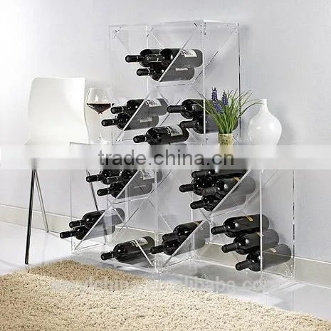 Bottle clear Acrylic Wine rack