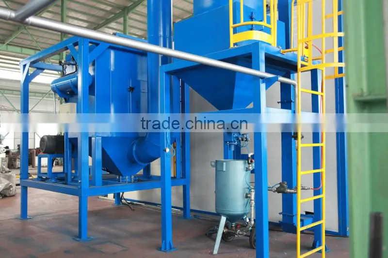 CE certificated sand peening booth /sandblasting chamber