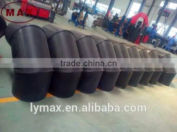 HDPE material pipe fitting and hot welded PE reduced coupler