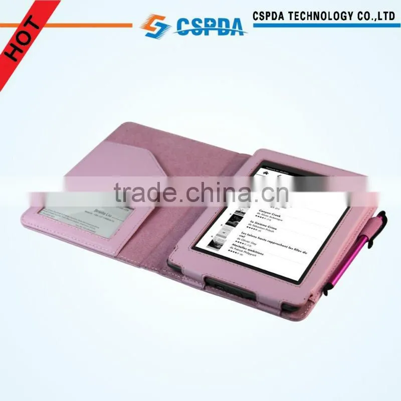 Folio PU Leather Book Cover Case for Kindle Paperwhite 6'' eReader