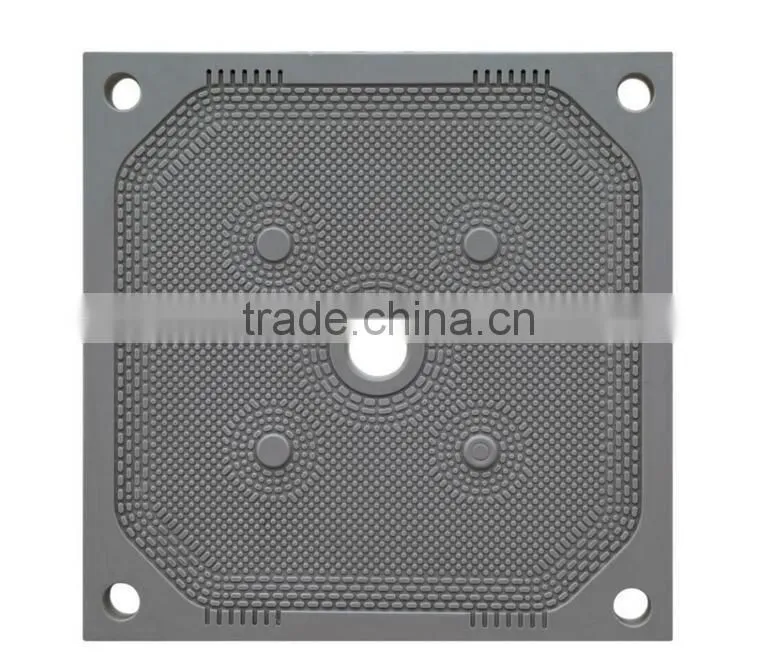 center feeding memberane plate of filter press for solid and liquid separation equipment