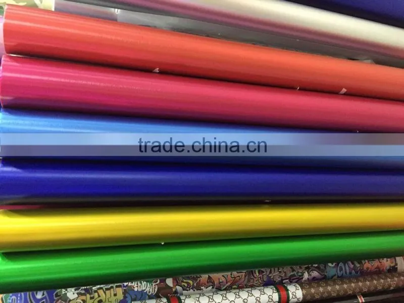 High Quality chrome matte brushed vinyl 1.52*20m