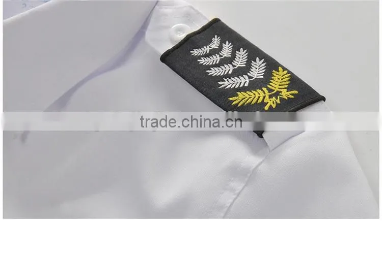 Summer wear security guard uniforms white shirts