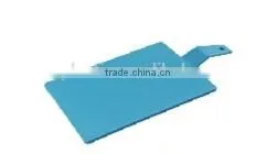 Wholesale bamboo fiber bread board, plastic cutting board set with handle