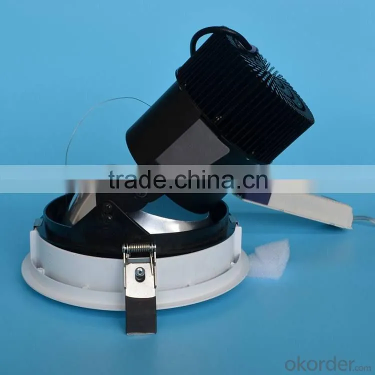 LED COB Downlight use for the hotel bedroom High power COB,high CRI (Ra >80)