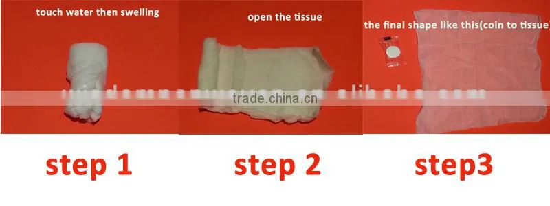 wet tissue