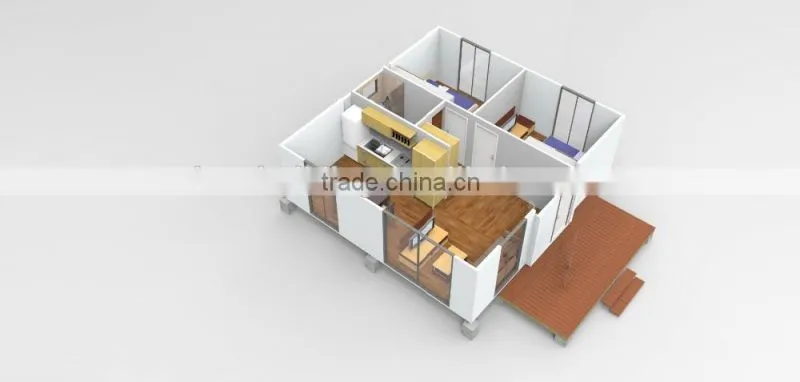 Australia standard expandable container house new design