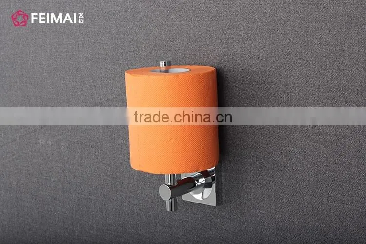 Solid Brass Chrome Plated Toilet Spare Paper Roll Holder