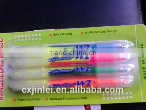 Hot colors double ended highlighter set