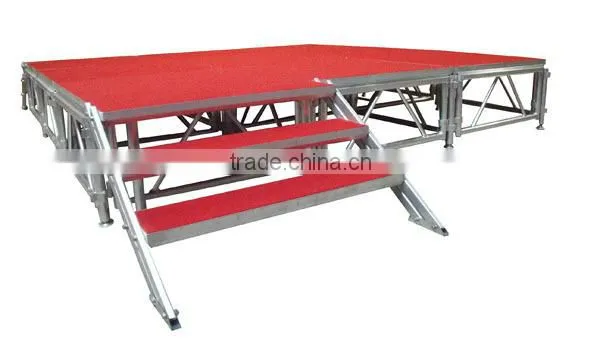 outdoor stage medium duty Sattle Roof top