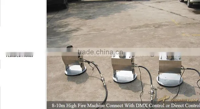 Fashion show stage conert DJ sound event equipment with DMX Fire Projector Machine/Stage Effect Flame Projector