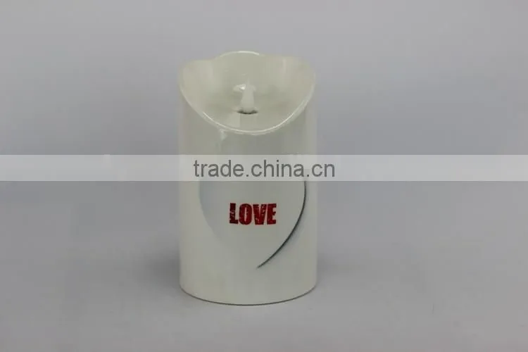 Custom High Quality Ceramic Led Candles for Wedding Decoration